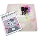 Beyond Your Thoughts DIY Latch Hook Kits Cute Cat Pillow Cover Pattern Printed Crochet Needlework Crafts for Kids Adults and Beginners Family Decoration16.5 * 16.5 in BZ983