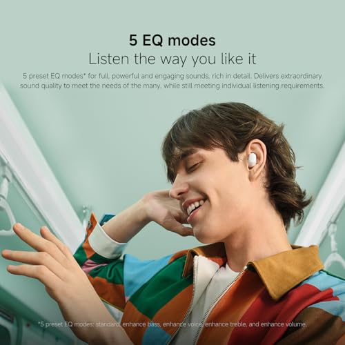 Redmi Buds 6 Play - In-Ear Kopfhörer, 36h Akkulaufzeit, 10mm Dynamik-Treiber mit 4 EQ-Einstellungen, AI-Geräuschunterdrückung für Anrufe, Bluetooth 5.4, Schnellladen für 3h Musik in 10 Minuten, Black 4