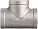 Stainless Steel 316 Cast Pipe Fitting, Tee, Class 150, 1