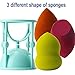 Makeup-Sponge Flawless Foundation Blending Sponge - Make Up Sponge for Liquid, Creams, and Powders, Multi Color Cosmetic Sponges