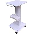 Cozyel Esthetician Cart, Trolley Cart with wheels, 3 Tier Beauty Rolling Cart, Trolley SPA, Adjustable Tattoo Table Work Station, Beauty Salon trolley cart, Salon Spa Rolling Trolley Stand Mobile Cart