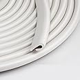 Edge Trim-Rubber U Channel Length with self-Adhesive Design for car Doors, Table Corners, etc (19.7FEET, White)