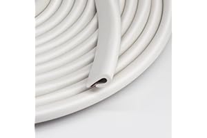 SZKXMJ Edge Trim-Rubber U Channel Length with self-Adhesive Design for car Doors, Table Corners, etc (9.8FEET, White)
