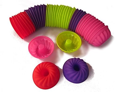 PIAGO 1 Pcs Big Kugelhopf Silicone Baking Molds Cake Baking Mould Cake Bread Loaf Pans