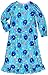 Finding Dory Nemo Girls Flannel Granny Gown Nightgown Pajamas (4, Jellyfish Blue)