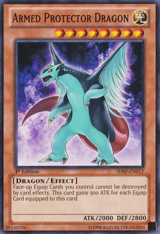 Yu-Gi-Oh! - Armed Protector Dragon (SHSP-EN012) - Shadow Specters - 1st Edition - Common