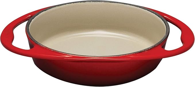 LE CREUSET Bandeja Tarta TATIN, Hierro Fundido, Cereza, 25 cm: Amazon.es: Hogar