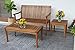 Outdoor Interiors 390070 Eucalyptus Coffee Table