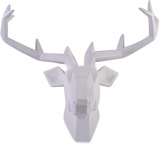 Amazon Com Resin Deer Head Wall Sculpture Animal Head Wall