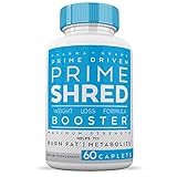 Weight Loss Pills - Burn Fat Fast with Prime Shred - for Women & Men - Advanced Appetite Suppressant - 60 Caplets