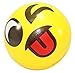 Rhode Island Novelty Emoji Face Squeeze Balls- 24 3'' Stress Relax Emotional Toy Balls Great Office Holiday Idea Stocking Stuffer Gag Toy (24 Pack)