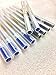 MUJI Gel Ink Ball Point Pen 0.38mm Mixed 10pcs [Black 5 pcs & Blue 5 pcs]