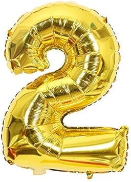 Shopvip Ballons Anniversaire Chiffre 2 Decoration Anniversaire