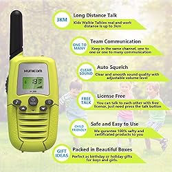 HUNICOM KidsWalkie Talkies, Toy Walkie Talkies for
