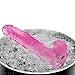 Yove Realistic Dildo Silicone Adult Sex Toy Pink Lifelike Dildo 8’’ and Diameter 1.77’’ with Strong Suction Cup for Women Gay