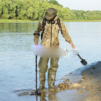 Kit de detector de metales Pantalla LCD de mano a prueba de ...
