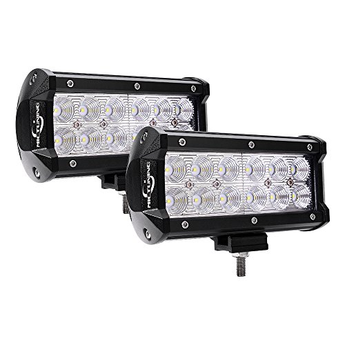 MICTUNING CREE Led Light Bar, 2PCS 6.5Inch 36W Flood Led Pods 2520lm Off Road Driving Fog Lights For Jeep Rzr ATV UTV SUV Truck Boat