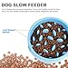 XZQTIVE Slow Feeder Dog Bowl Healthy Slow Eating Bowls for Dog Anti Fasting Eater