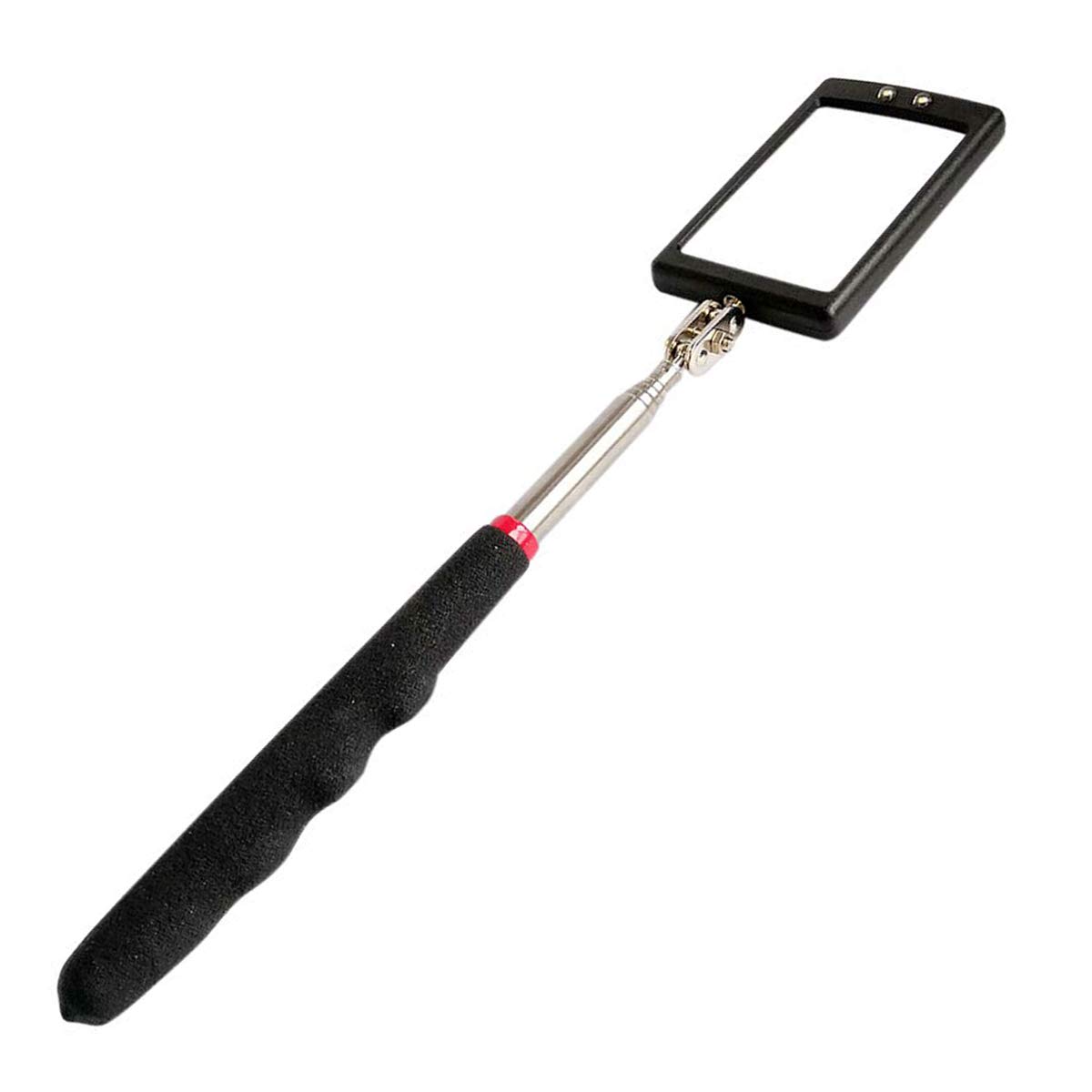 Telescoping Lighted Inspection Mirror, Telescoping LED Lighted Flexible Adjustable Inspection
