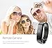 Fitness Tracker, Waterproof Activity Tracker with Heart Rate Monitor Bluetooth Smart Watch Wireless Smart Bracelet Sleep Monitor Pedometer Wristband for Android and iOS Smartphone