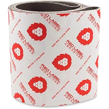 6 X 89 Inch 80 Grit Aluminum Oxide Multipurpose Sanding Belts, 2 Pack