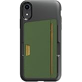 Smartish - Army Green - iPhone XR Wallet Case - Wallet Slayer Vol. 2 [Slim + Protective] Credit Card Holder with Kickstand - Drop Tested Hidden Card Slot Compatible with Apple iPhone XR