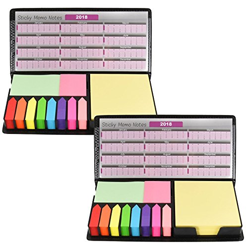 [B.e.s.t] ASAB Sticky Memo Notes Post Pads Leather Organiser Desk Index Tab File In Case 2016 2017 2018 2019 C<br />Z.I.P