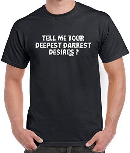 Funny T Shirts for Men T-Darkest Desires Lucifer TV Show Inspired-Novelty Gift