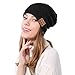 Bluetooth Beanie Hat Earbud Wireless Headphone Headset Earphone Speakerphone Wireless Hands-Free Hat Sport Knit Cap, Built-in Mic Warm Soft Winter Knitted Short Cap Mic Outdoor BB028_BLACK
