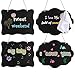 AUSTOR Chalkboard Sign 8x10 Inch Double Sided Erasable Message Board with Hanging Strings, 2 Shapes x 2, 4 Pack