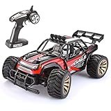 RC Car,Vatos Remote Control Car Electric Racing Car Off Road 1:16 Scale Desert Buggy Vehicle 2.4GHz 50M 2WD High Speed 15KM/H Electric Race Monster Truck Hobby Rock Electric Buggy Crawler Best Toy Car