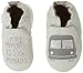 Robeez Boys' Soft Soles, Big Bus Taupe, 18-24 Months M US Infant