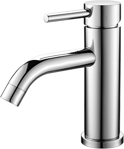 Ibergrif Bathroom Basin Mixer Tap Single Lever Chrome Silver M11003