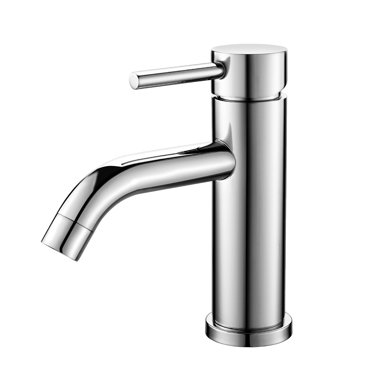 Ibergrif Bathroom Basin Mixer Taps Single Lever Chrome Silver M11003 — image 1