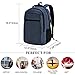 Sunny Snowy School Backpack,Laptop Backpacks with USB Charging Port Headphone Holes (Black)
