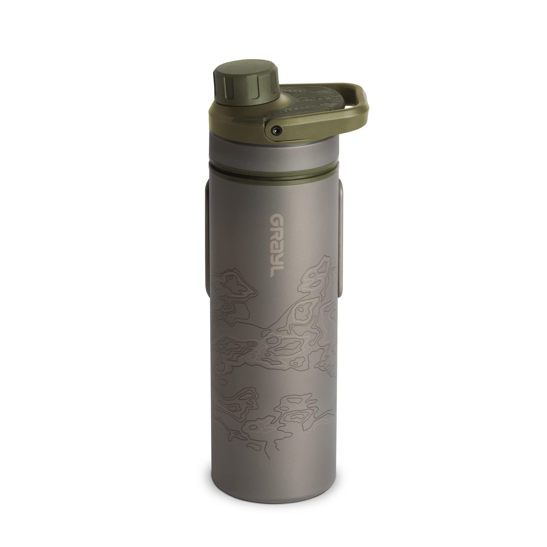 GRAYL UltraPress Titanium 16.9 oz Water Purifier