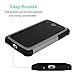 Galaxy S3 Case, Jeylly(TM) [Shock Proof] Scratch Absorbing Hybrid Rubber Plastic Impact Defender Rugged Slim Hard Case Cover Shell for Samsung Galaxy S3 S III I9300 GS3 All Carriers