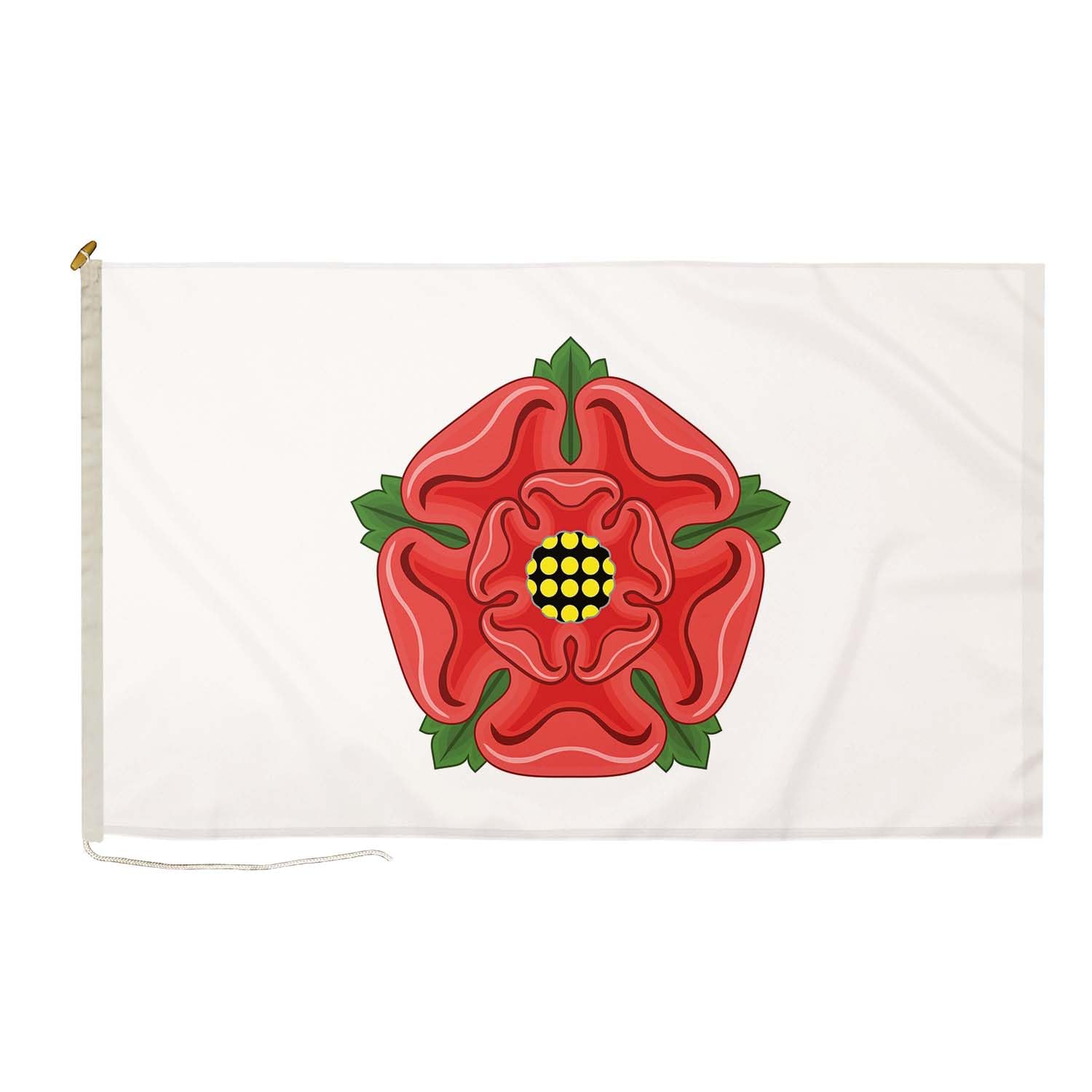 DuraFlag Lancashire Old 5ft x 3ft with Rope and Toggled - Premium Quality 5x3 County Flags