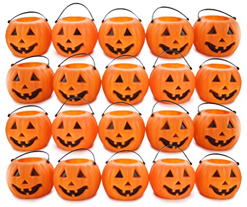 24 Pumpkins Candy Holder Buckets Halloween Pack By Well Pack Box