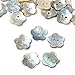 FACILLA® Lot 100 Mother of Pearl Flower Shell Sewing Button 15mm HOT