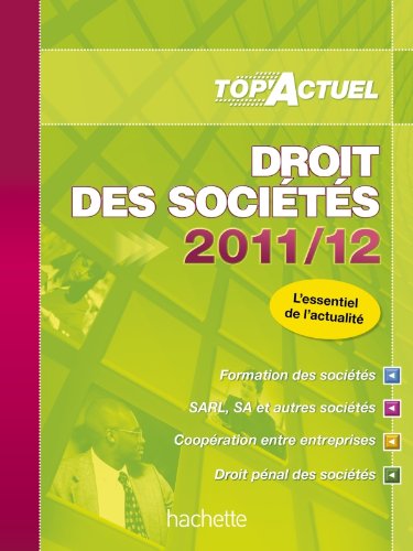 Droit des sociétés, 2011-12