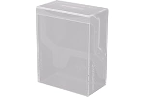 Gamegenic Bastion 50+ XL Deck Box - Compact, Secure, and Perfectly Organized for Your Trading Cards! Safely Protects 50+ Double-Sleeved Cards, White Color, Made
