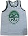 Chang Beer tank top vest cotton in Thai wording design (Beer Chang) -Gray Size XL