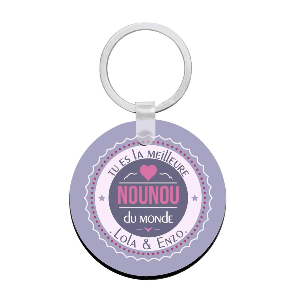 Cadeau Nounou Idee Cadeau Pour Nounou Porte Cles A Personnaliser Avec Prenons Meilleure Nounou Du Monde Cadeau Personnalise Nounou Produits Handmade Valises Et Bagages