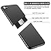 Case for iPhone 6 Plus/6s Plus,Ultra Thin Magnetic Phone Case for Magnet Car Phone Holder with Invisible Built-in Metal Plate,Soft TPU Shockproof Anti-Scratch Cover for iPhone 6/6s Plus [Black]
