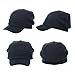 Comhats Winter Visor Beanie Hat for Men Wool Knit Cable Cuff Beanie Cap Women, Medium, 68069_navyblue