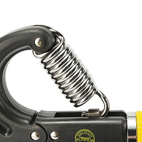 Hand Grip Strengthener - with Non-Slip Grips & Easy Tension Dial Technology for Adjustable Resistance - Strength Trainer & Exerciser for Forearm, Wrist, Hands Exercise, Arm Workout - Thumbnail 5