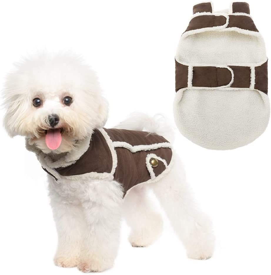 BINGPET Dog Winter Coat Cold Weather Dog Clothes, Windproof Fall
