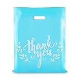 Thank You Merchandise Bags, Plastic Bags with Die