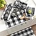 Elrene Home Fashions Farmhouse Living Stripe and Check Kitchen Towels, 17